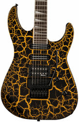 Guitare électrique forme str Jackson Soloist SL3X DX - Yellow crackle