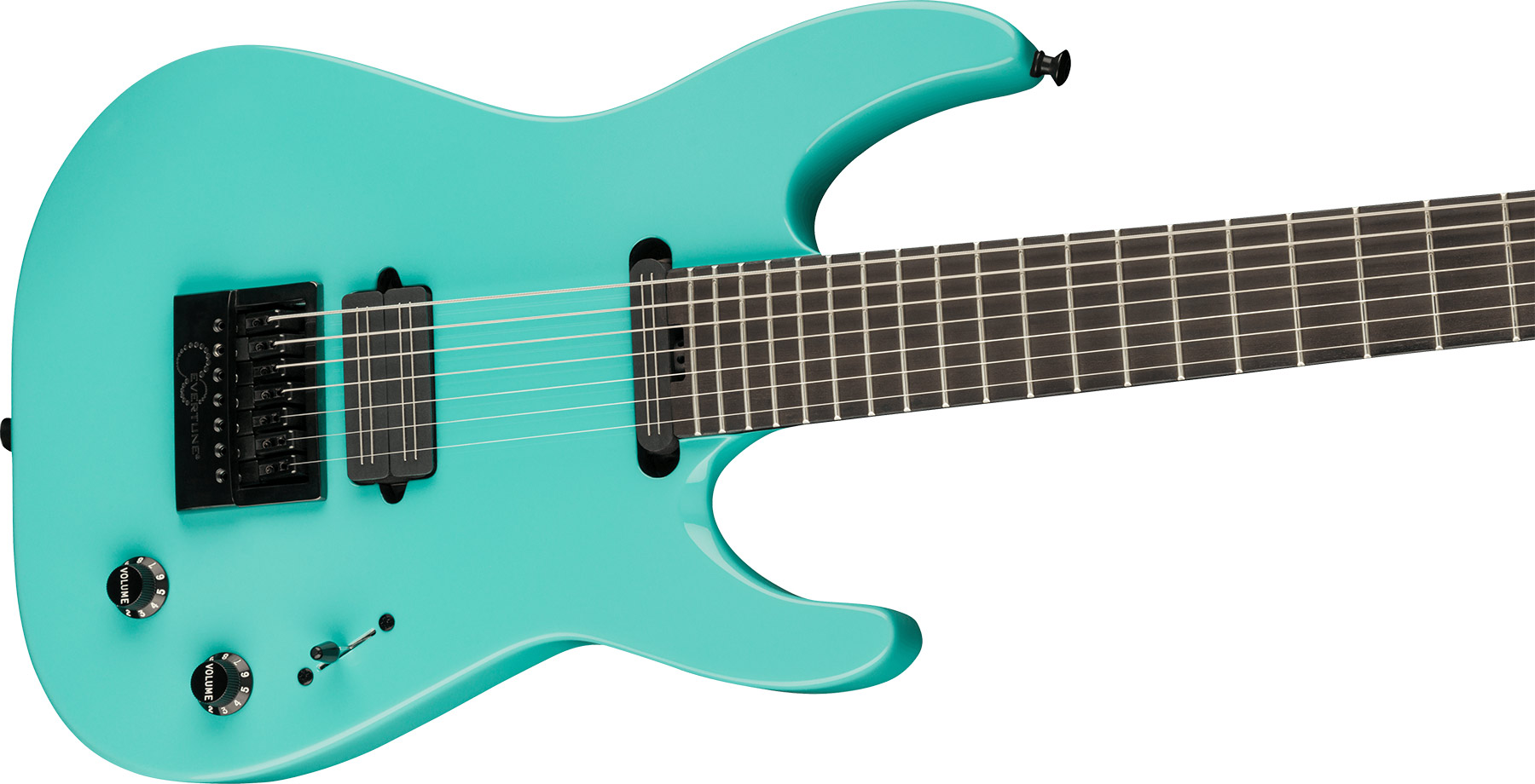 Jackson Josh Smith Soloist Sl7 Et Pro Signature Hs Bare Knuckle Ht Eb - Aquamarine - Guitare Électrique 7 Cordes - Variation 2