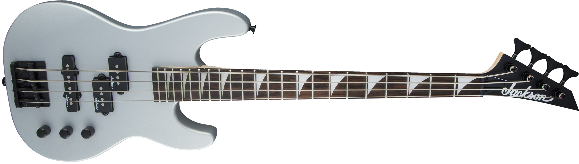 Jackson Js Series Concert Bass Minion Js1x - Satin Silver - Basse Électrique Enfants - Variation 2