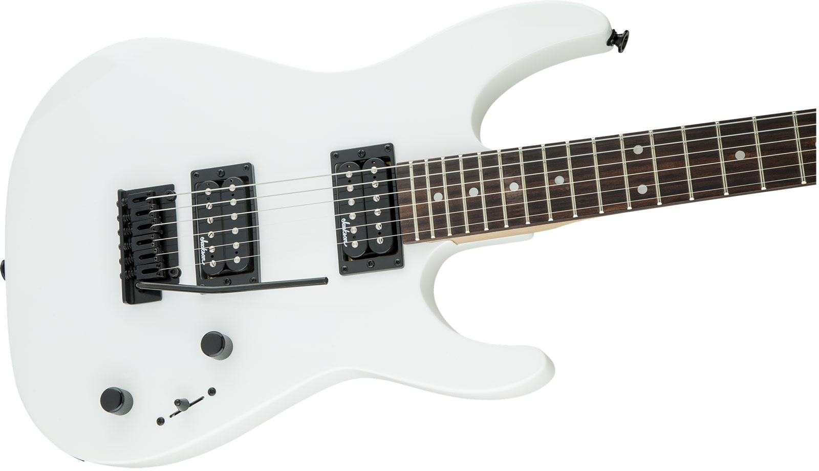 Jackson Dinky Js11 2h Trem Ama - Snow White - Guitare Électrique Forme Str - Variation 2