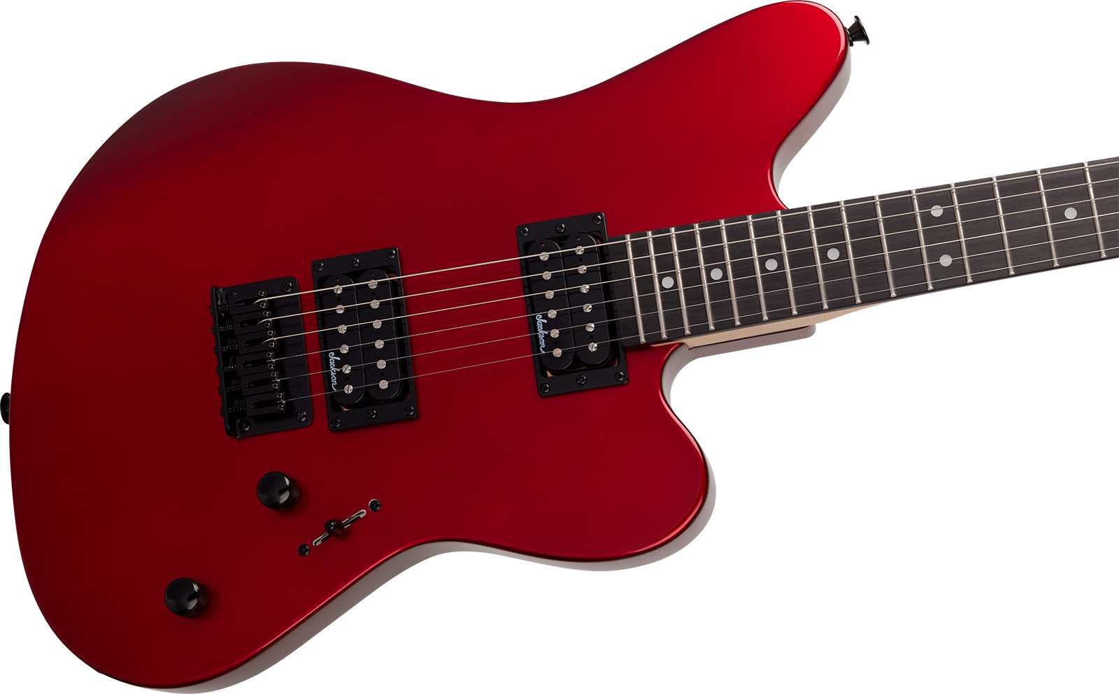 Jackson Js22 Surfcaster 2h Ht Ama - Metallic Red - Guitare Électrique RÉtro Rock - Variation 2