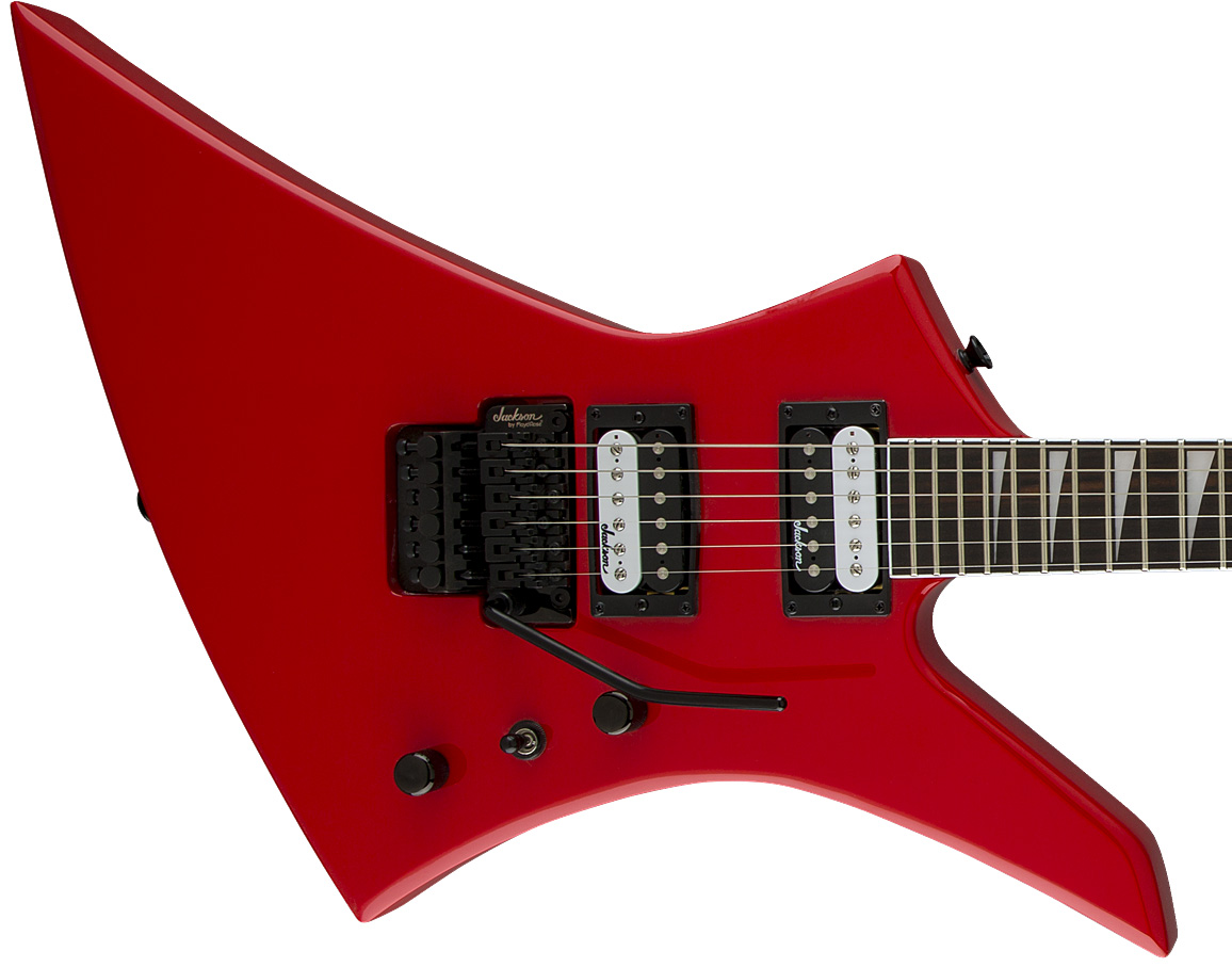 Jackson Kelly Js32 2h Fr Ama - Ferrari Red - Guitare Électrique MÉtal - Variation 1