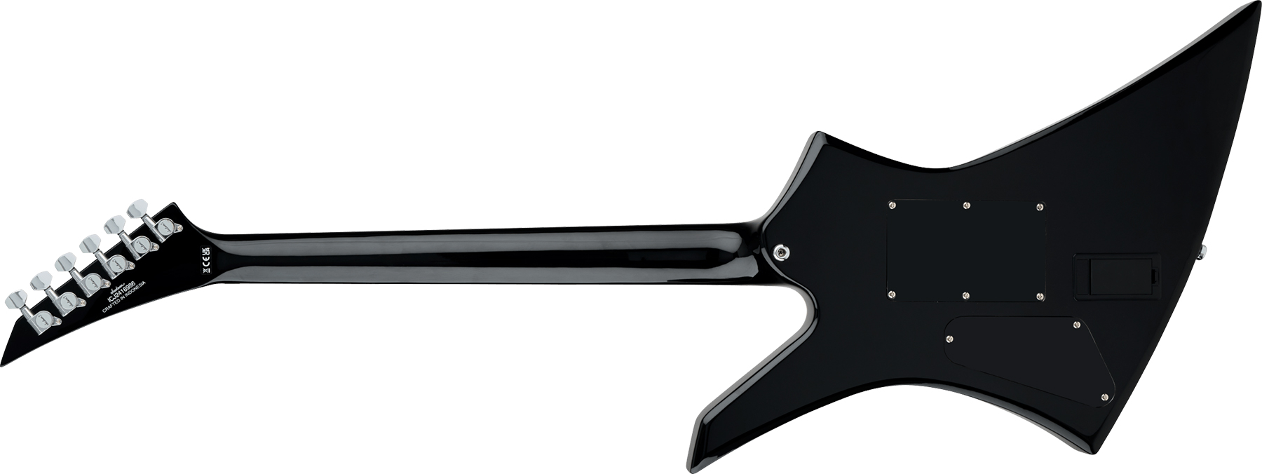 Jackson Kelly Ke1a Pro Plus Pure Metal Ltd 1h Fishman Fluence Modern Fr Eb - Gloss Black - Guitare Électrique MÉtal - Variation 1