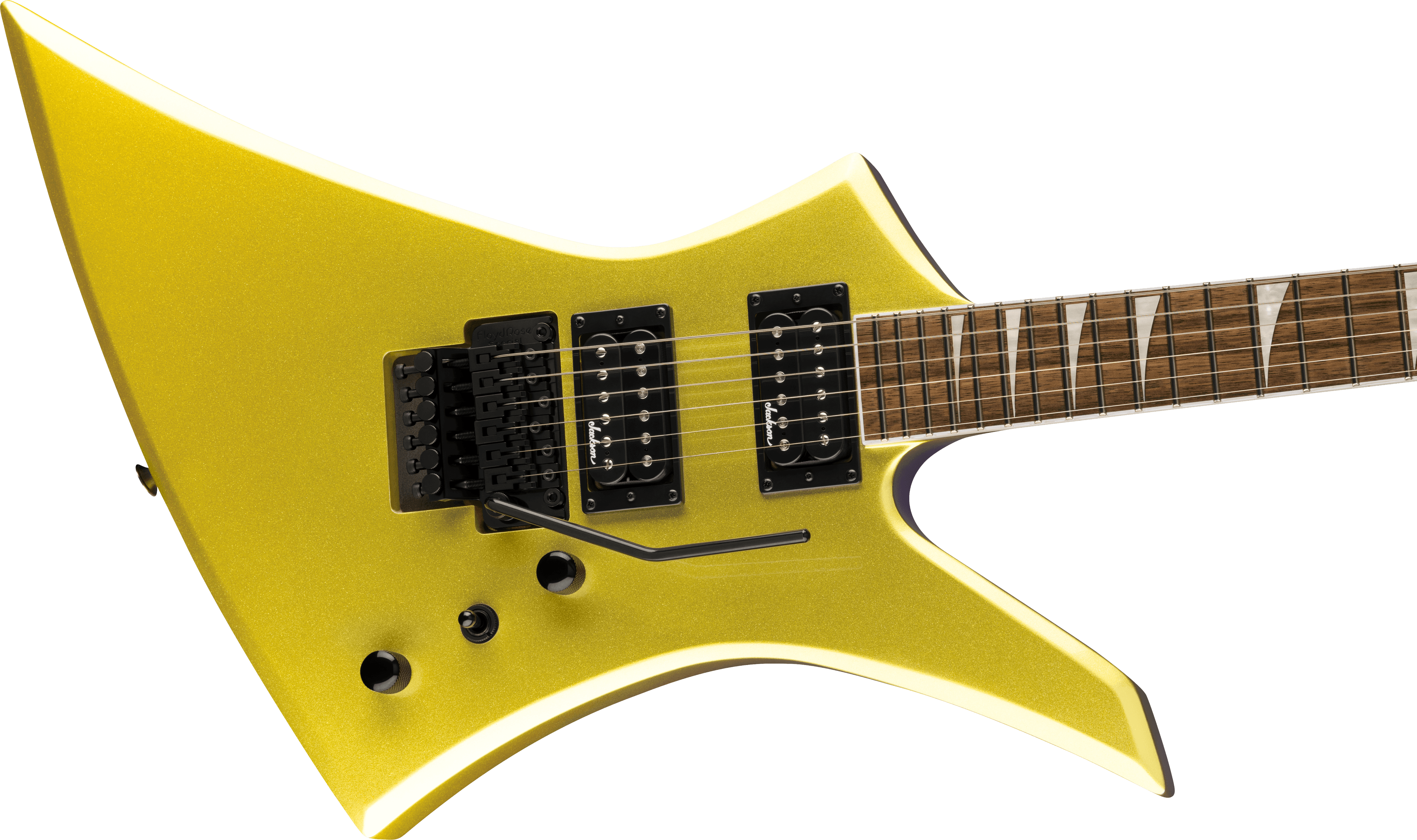 Jackson Kelly Kex X-series Trem Fr Hh Lau - Lime Green Metallic - Guitare Électrique MÉtal - Variation 2