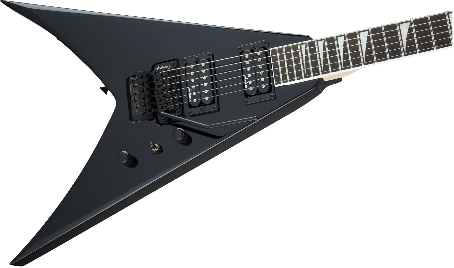 Jackson King V Js32 2h Fr Ama - Black - Guitare Électrique MÉtal - Variation 2