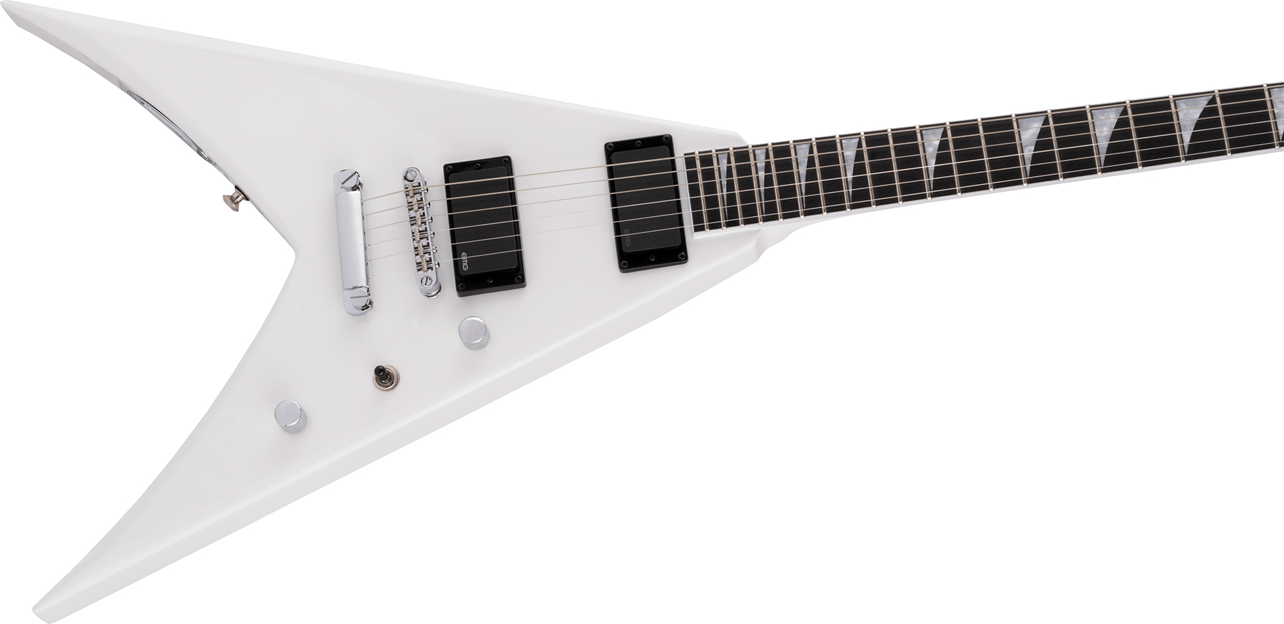 Jackson King V Kvtmg Pro 2h Emg Ht Eb - Snow White - Guitare Électrique MÉtal - Variation 2