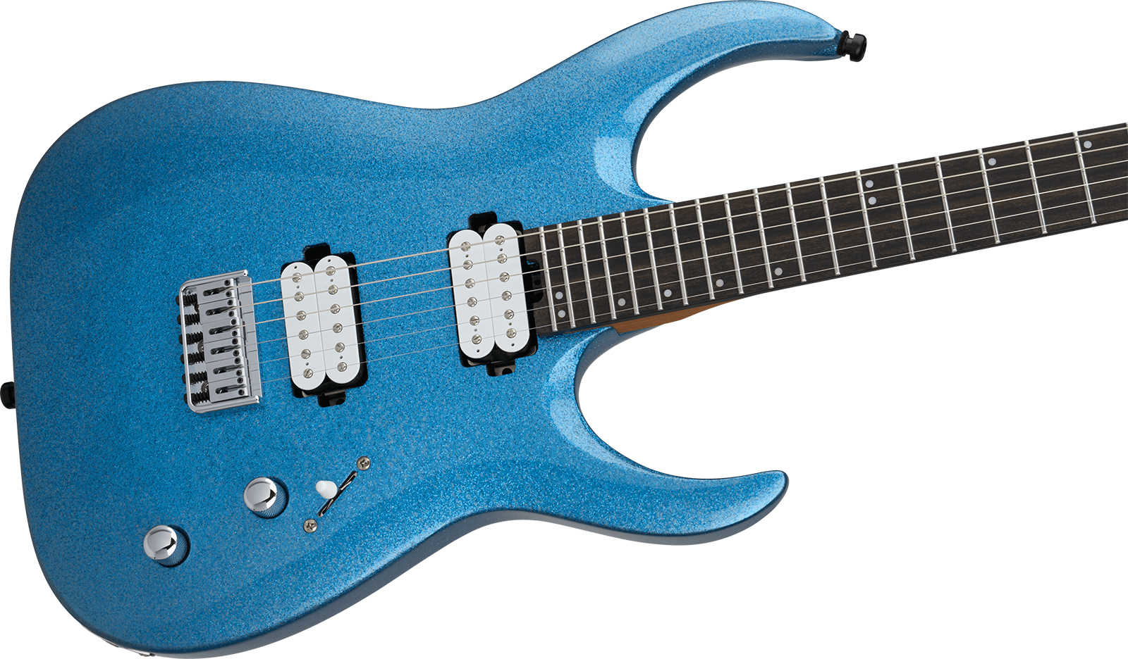 Jackson Misha Mansoor Juggernaut Ht6 Signature 2h Ht Eb - Blue Sparkle - Guitare Électrique Forme Str - Variation 2