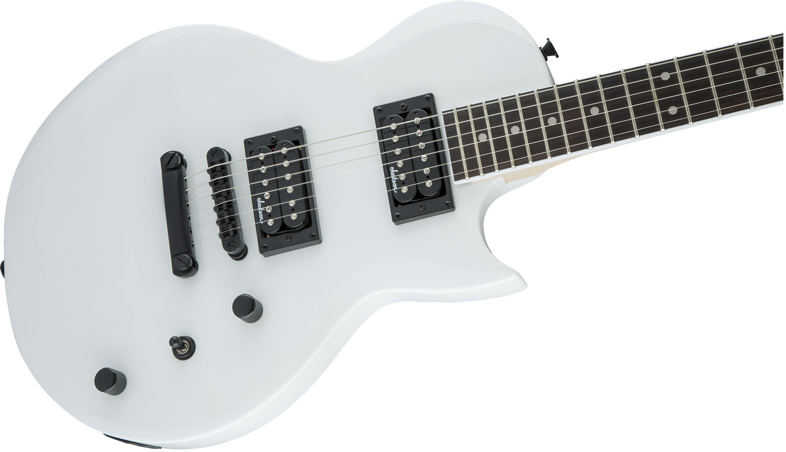 Jackson Monarkh Sc Js22 2h Ht Ama - Snow White - Guitare Électrique Single Cut - Variation 2