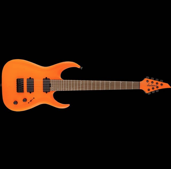 Jackson Misha Mansoor Juggernaut Ht7 Pro Signature 2h Ht Mn - Neon Orange - Guitare Électrique 7 Cordes - Variation 6