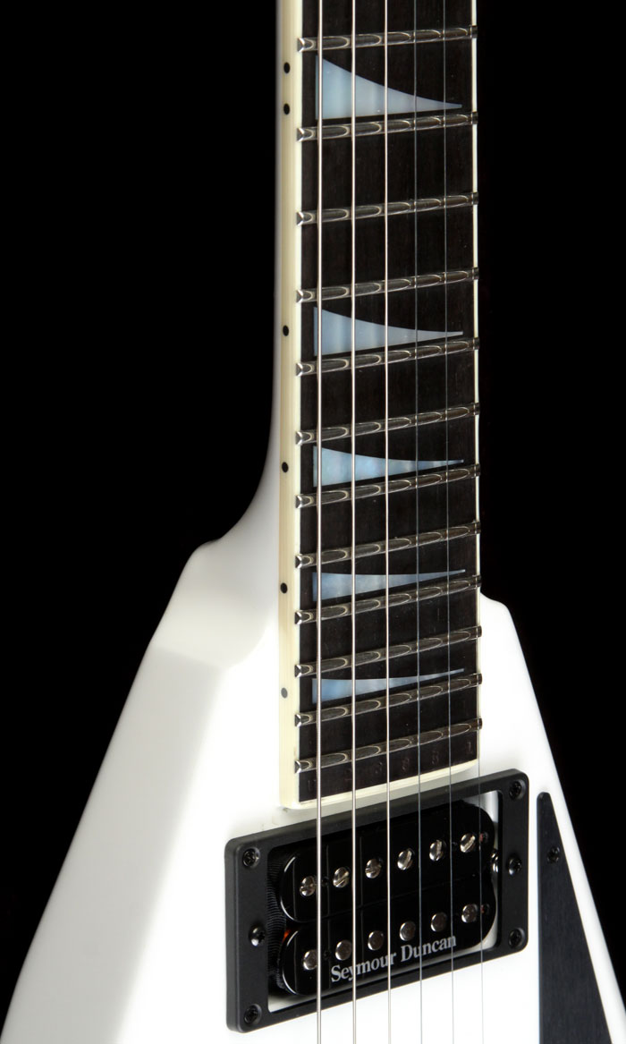 Jackson Randy Rhoads Select Rr1 Usa Hh Ht Eb - Snow White - Guitare Électrique MÉtal - Variation 4
