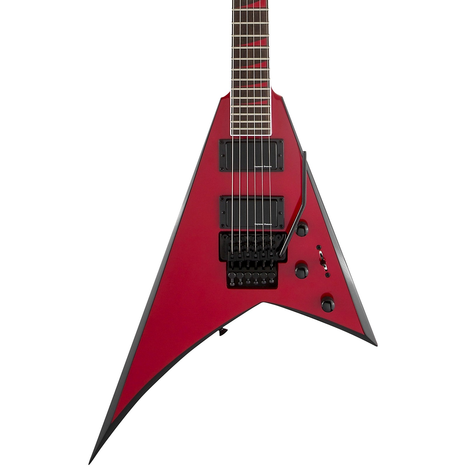 Jackson Rhoads Rrx24 2h Seymour Duncan Fr Lau - Red With Black Bevels - Guitare Électrique MÉtal - Variation 1