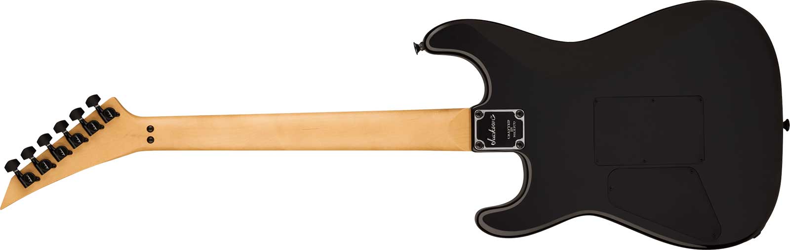 Jackson San Dimas Sd1 Hh Fr Mpl Pro Origins 1985 Mex 2h Fr Mn - Gloss Black - Guitare Électrique Forme Str - Variation 1