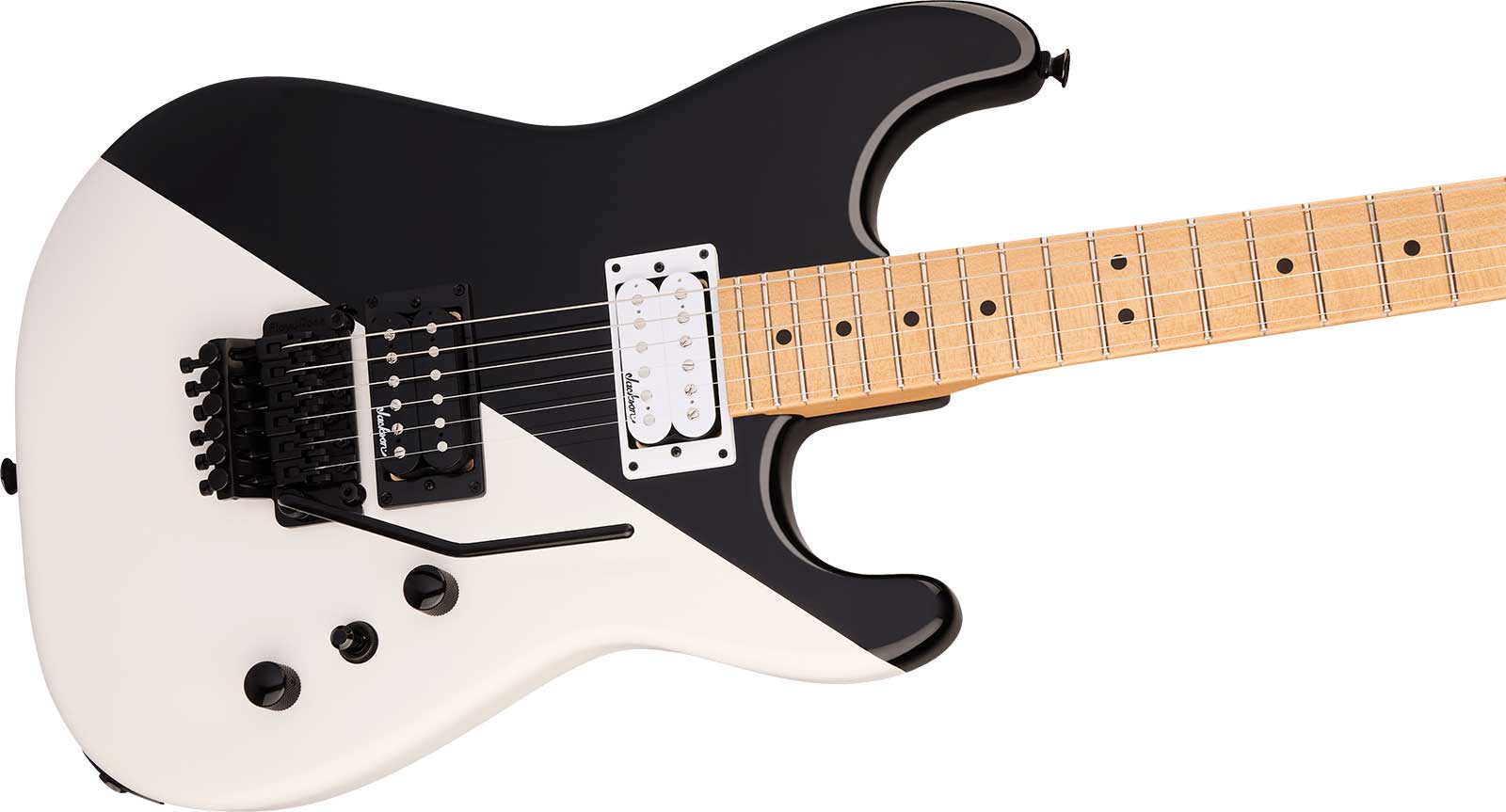 Jackson San Dimas Sd1 Hh Fr Mpl Pro Origins 1985 Mex 2h Fr Mn - Two Face - Guitare Électrique Forme Str - Variation 2