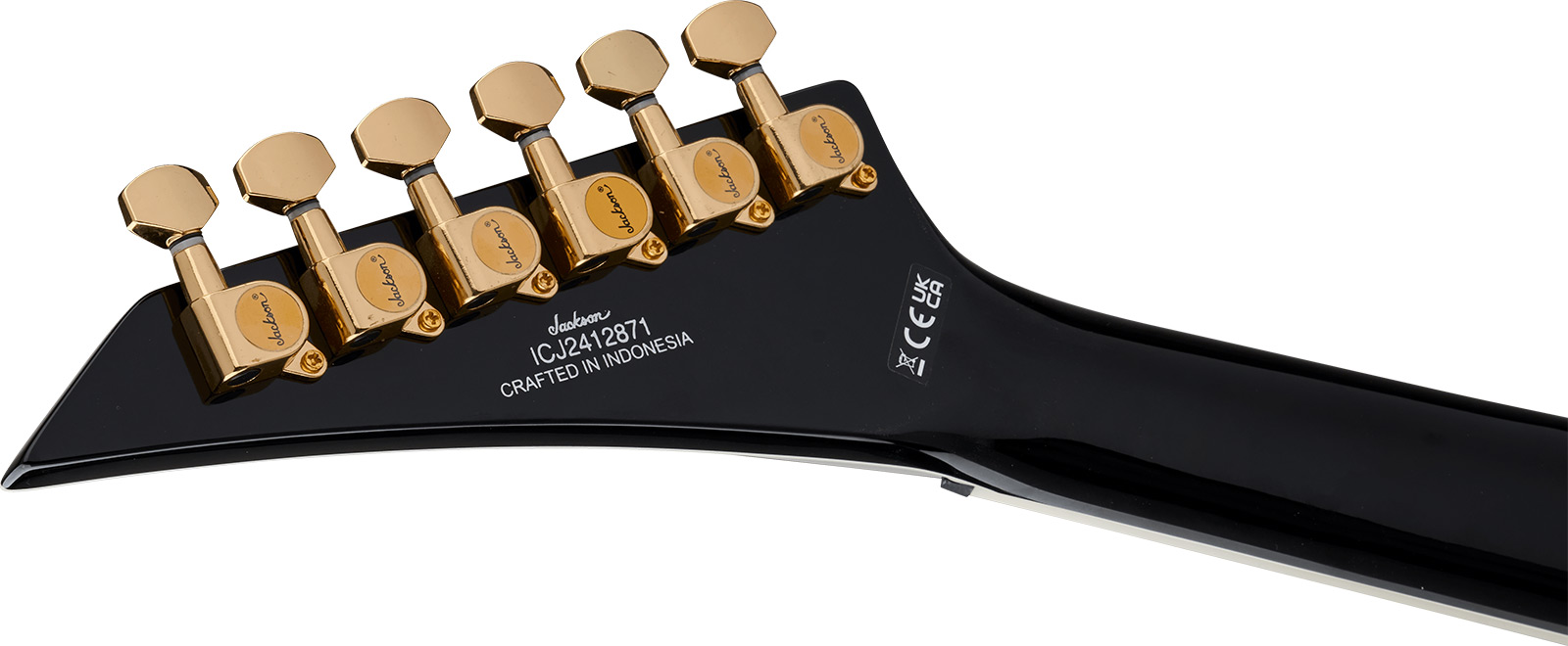Jackson Scott Ian King V Kvxt X-series Signature 2h Ht Lau - Gloss Black - Guitare Électrique Signature - Variation 3