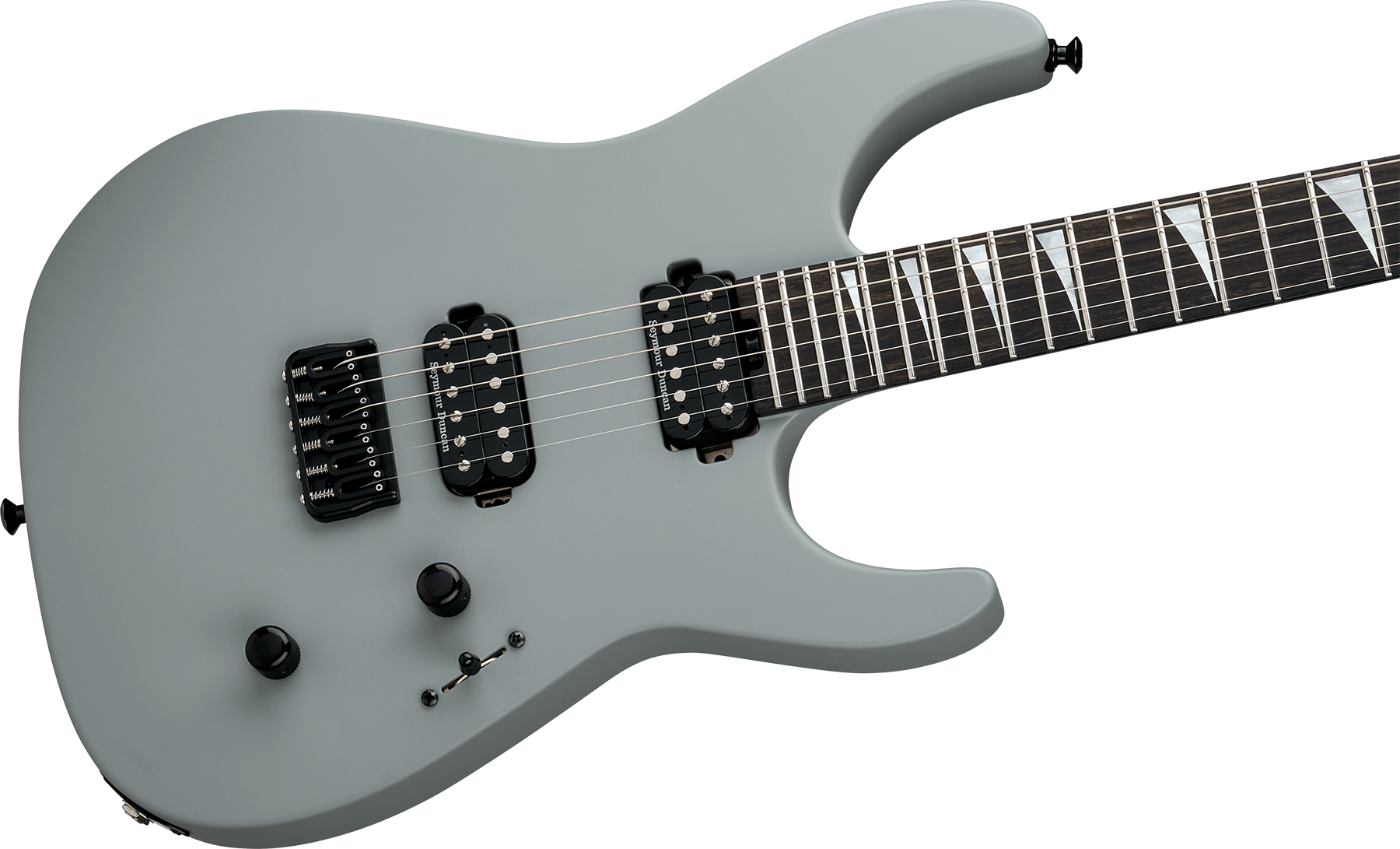 Jackson Sl2 Dx Ht American Soloist Usa 2h Seymour Duncan Eb - Satin Porsche Gray - Guitare Électrique MÉtal - Variation 2