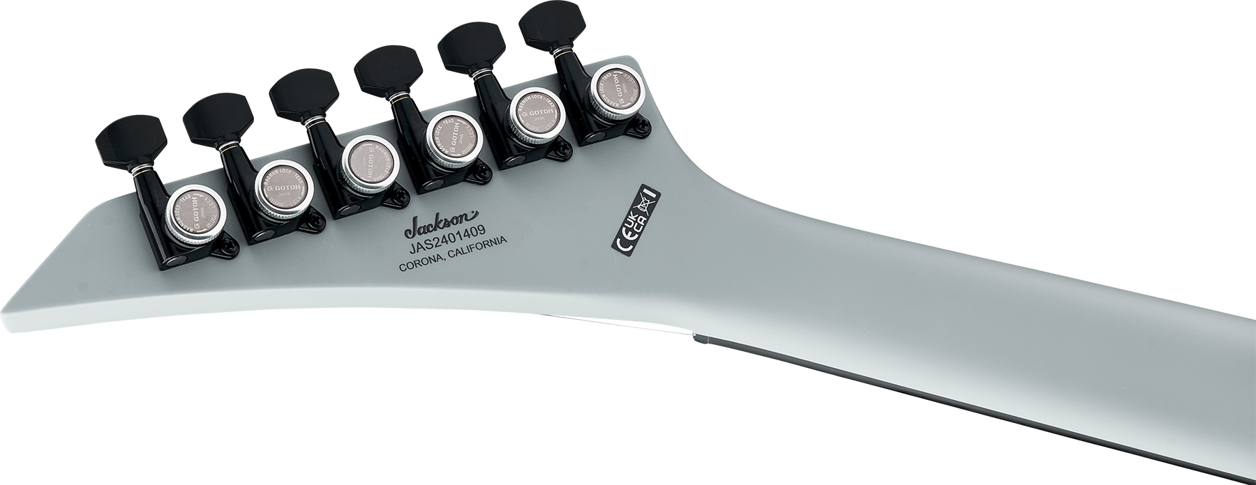 Jackson Sl2 Dx Ht American Soloist Usa 2h Seymour Duncan Eb - Satin Porsche Gray - Guitare Électrique MÉtal - Variation 3