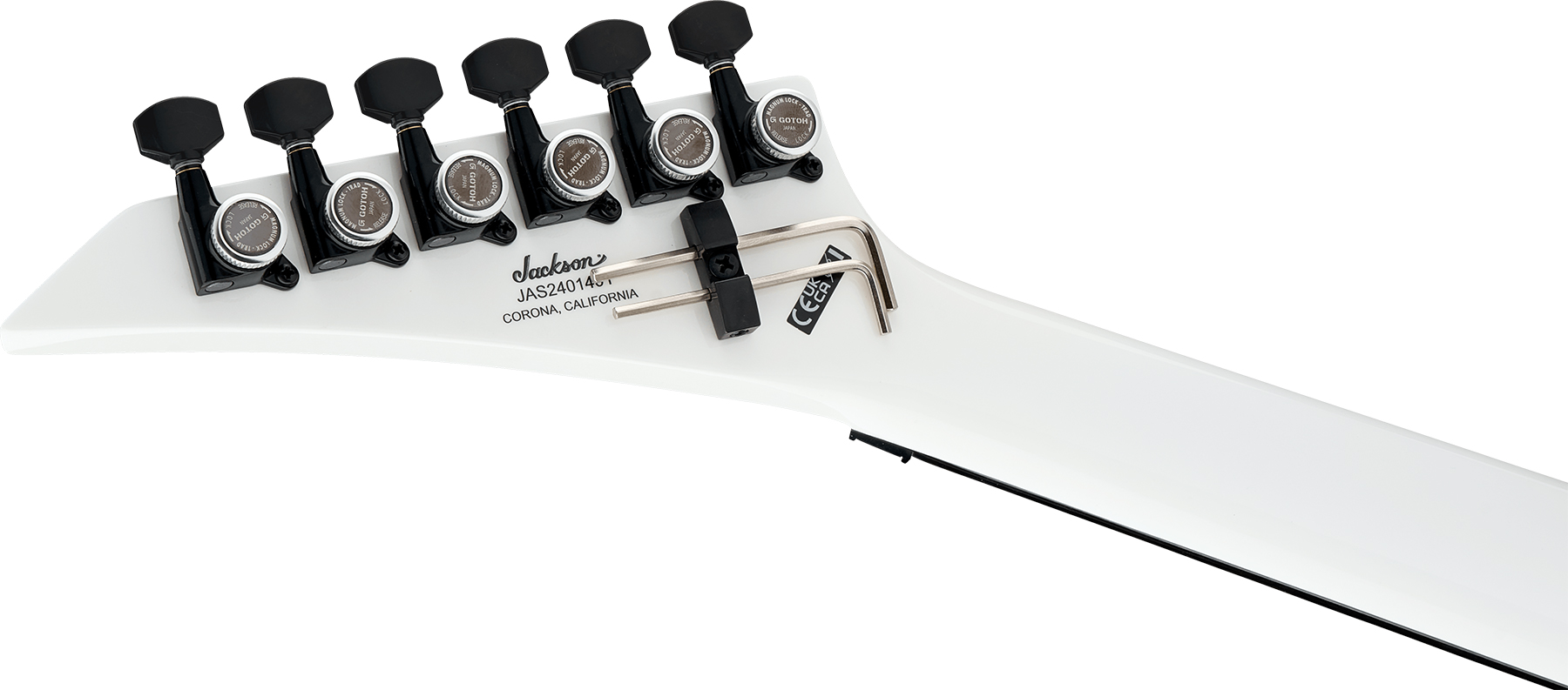 Jackson Sl2dx American Soloist Usa 2h Seymour Duncan Fr Eb - Snow White - Guitare Électrique MÉtal - Variation 3