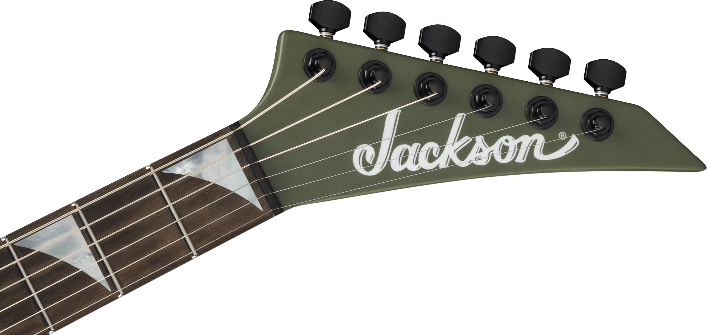 Jackson Sl2mg Ht American Soloist Ht Hh Eb - Matte Army Drab - Guitare Électrique MÉtal - Variation 4