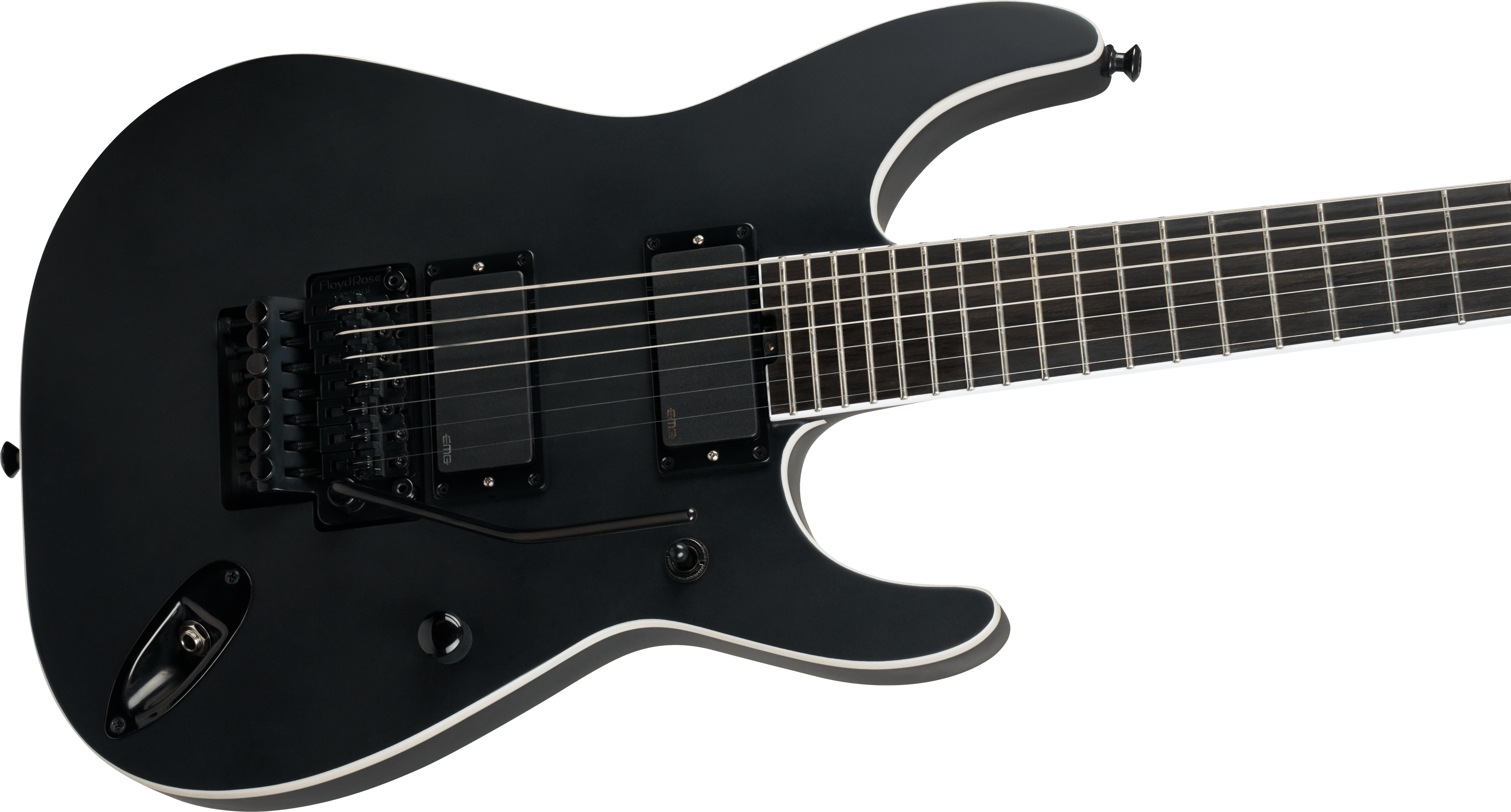 Jackson Sl7 Soloist Pro Series Chris Rorland Signature Fr Hh Eb - Satin Black - Guitare Électrique Signature - Variation 3