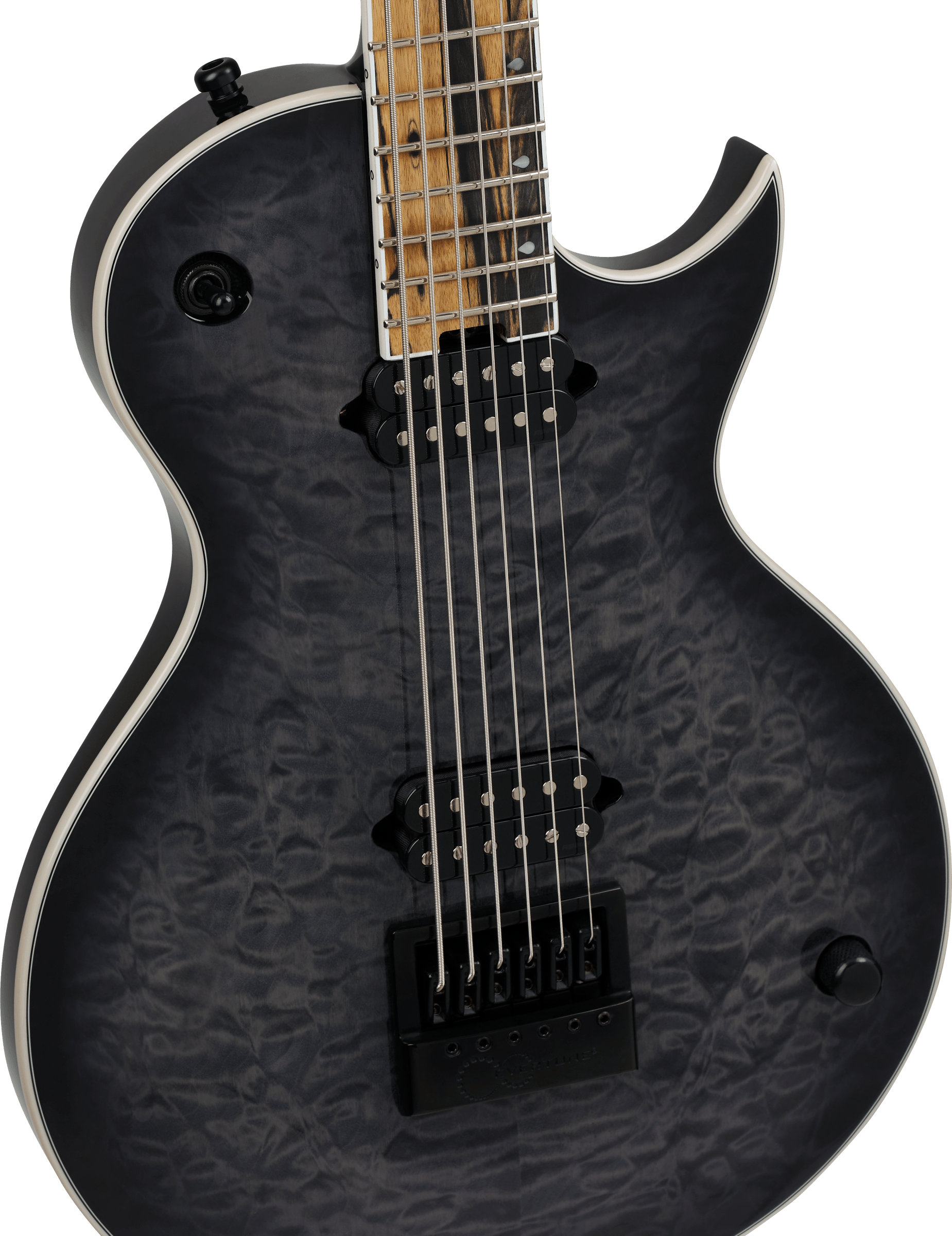 Jackson Sleep Token Iv Monarkh Pro Plus Signature Baryton Ht Ht Eb - Transparent Black Burst - Guitare Électrique Baryton - Variation 2