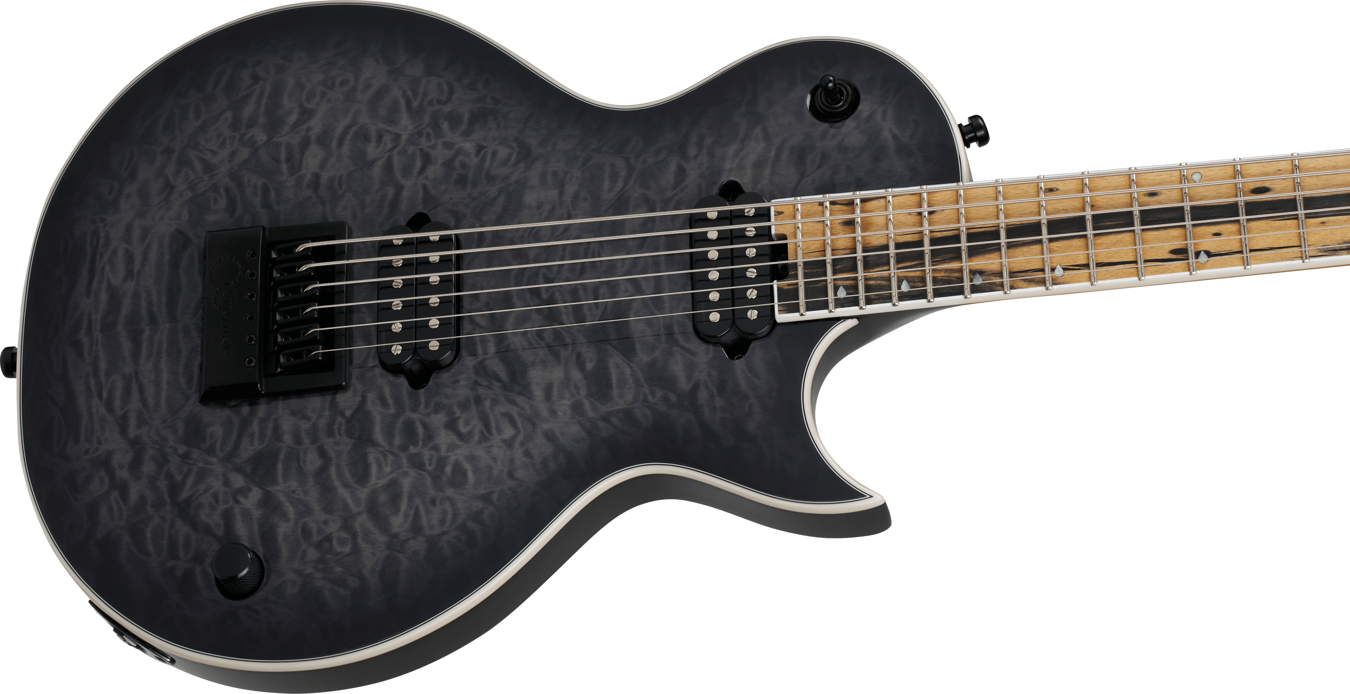 Jackson Sleep Token Iv Monarkh Pro Plus Signature Baryton Ht Ht Eb - Transparent Black Burst - Guitare Électrique Baryton - Variation 3