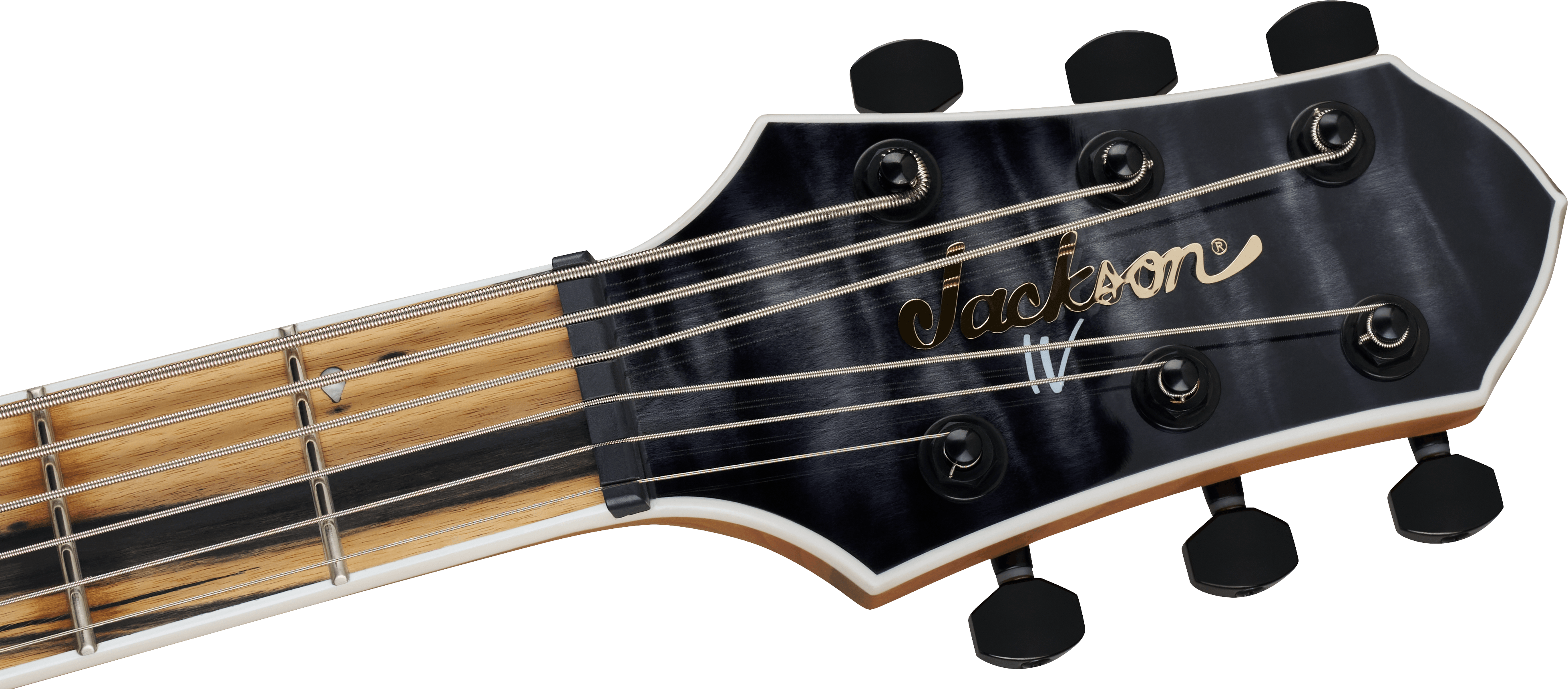 Jackson Sleep Token Iv Monarkh Pro Plus Signature Baryton Ht Ht Eb - Transparent Black Burst - Guitare Électrique Baryton - Variation 4