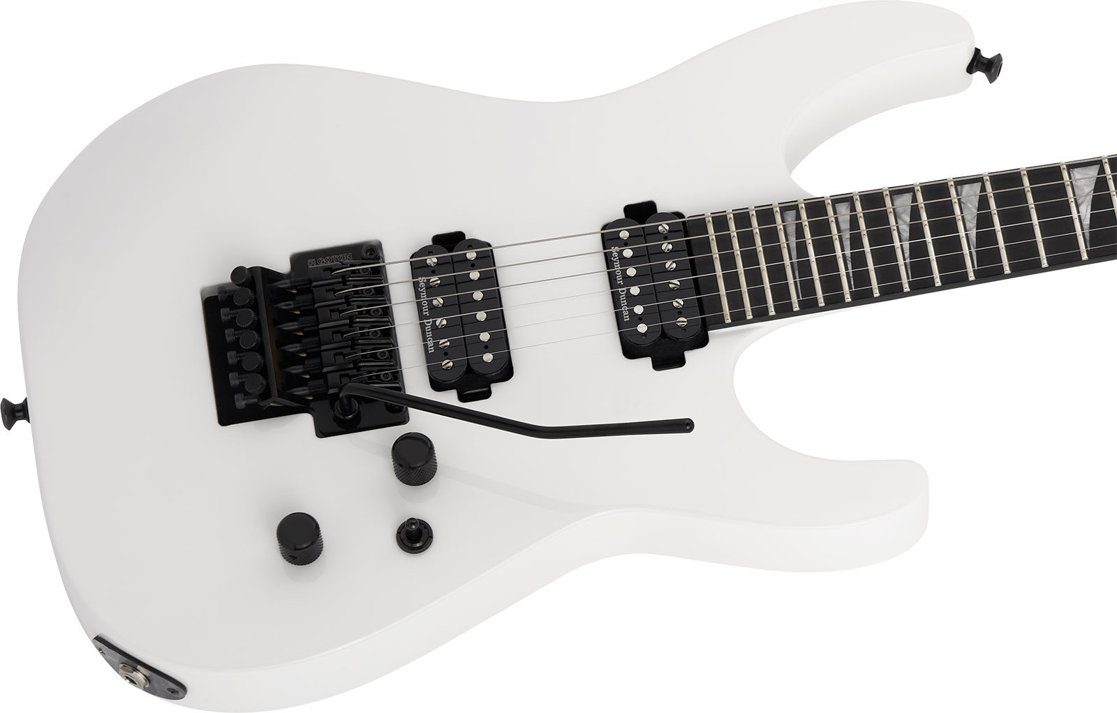 Jackson Soloist Sl2 Mj Jap 2h Seymour Duncan Fr Eb - Snow White - Guitare Électrique MÉtal - Variation 2