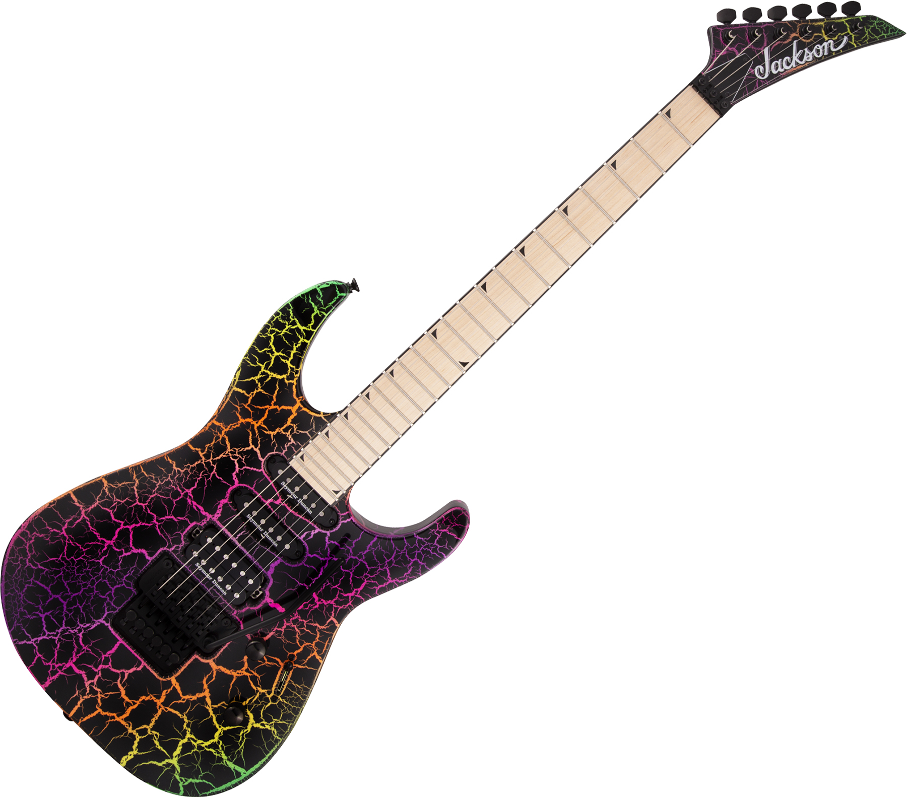 Guitare électrique solid body Jackson Pro Series Soloist SL3M rainbow
