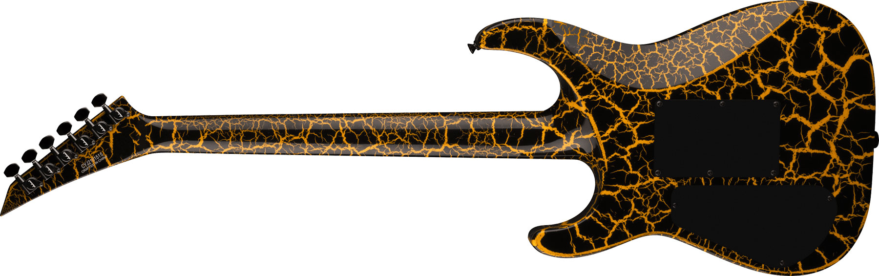 Jackson Soloist Sl3x Dx Hstst Fr Lau - Yellow Crackle - Guitare Électrique Forme Str - Variation 1