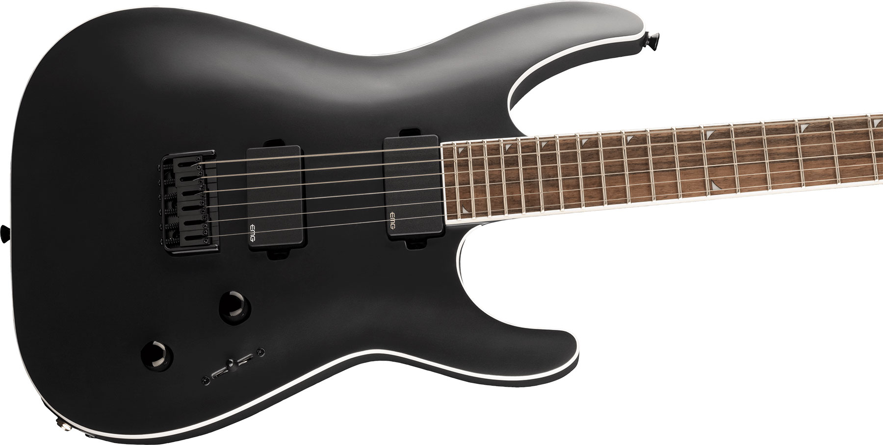 Jackson Soloist Sla6 Dx Baritone 2h Emg Ht Lau - Satin Black - Guitare Électrique Baryton - Variation 2