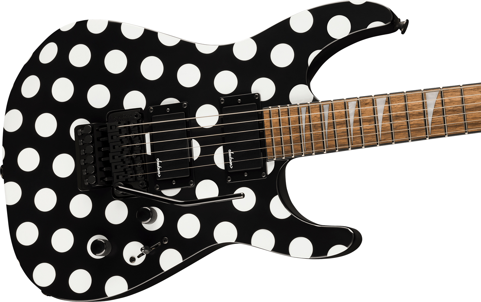 Jackson Soloist Slx Dx Graphic Srs X-series 2h Fr Ama - Polka Dot - Guitare Électrique MÉtal - Variation 2
