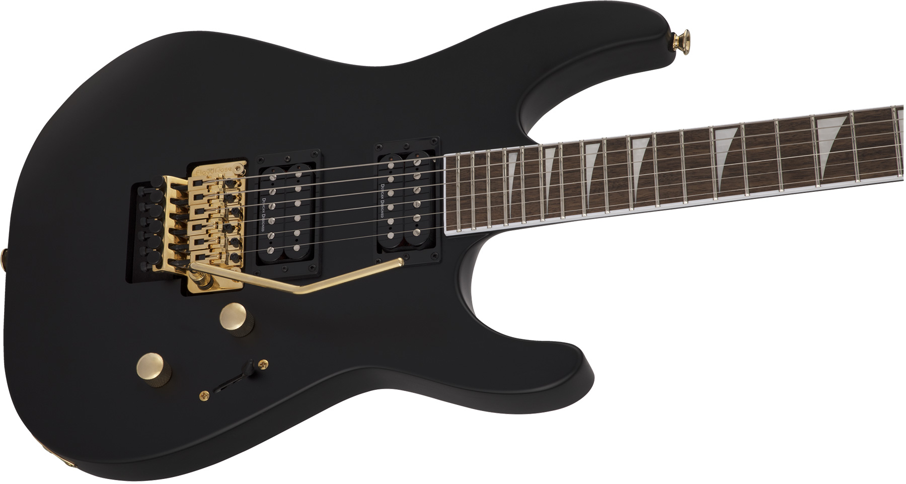 Jackson Soloist Slx Dx 2h Fr Lau - Satin Black - Guitare Électrique Double Cut - Variation 2