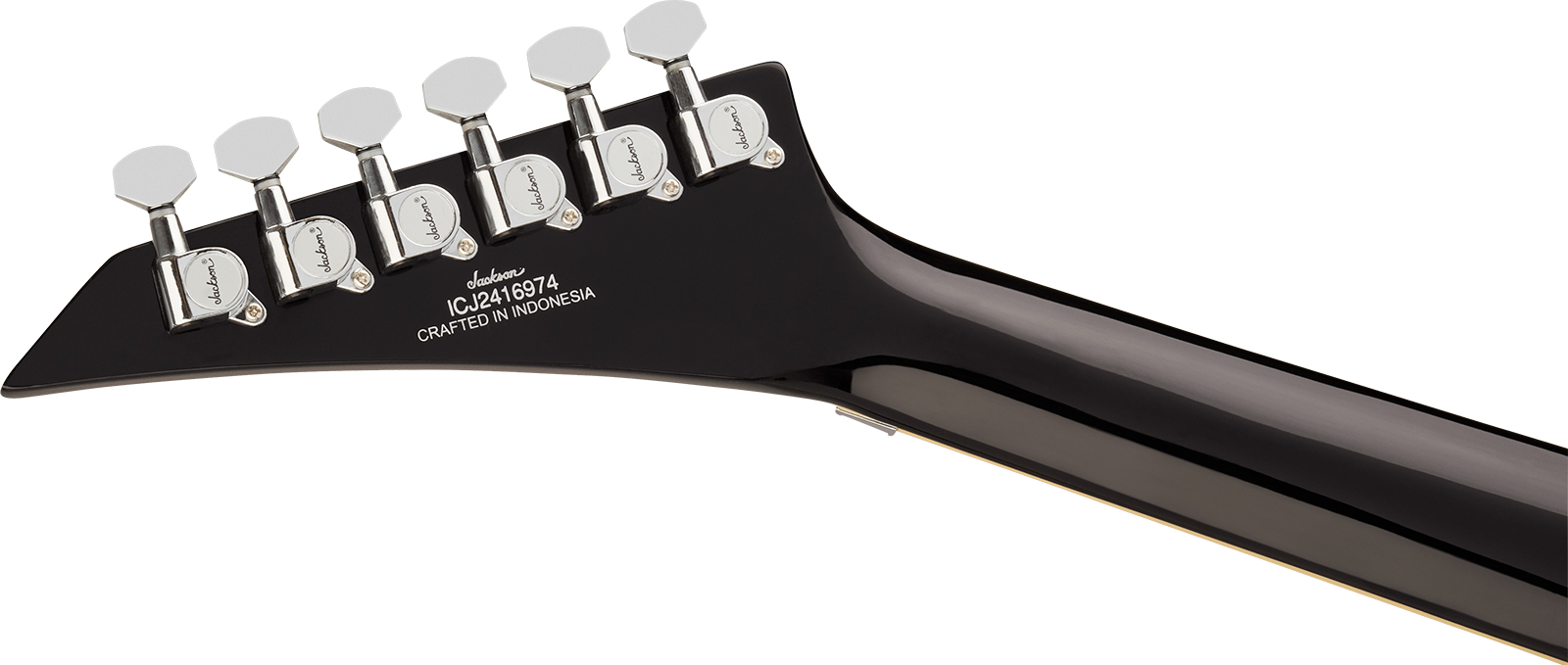 Jackson Warrior Wr1a Pro Plus Pure Metal Ltd 1h Fishman Fluence Modern Fr Eb - Gloss Black - Guitare Électrique MÉtal - Variation 3