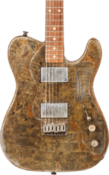 Guitare électrique 1/2 caisse James trussart Deluxe Steelguard Caster #17148 - Rust o matic