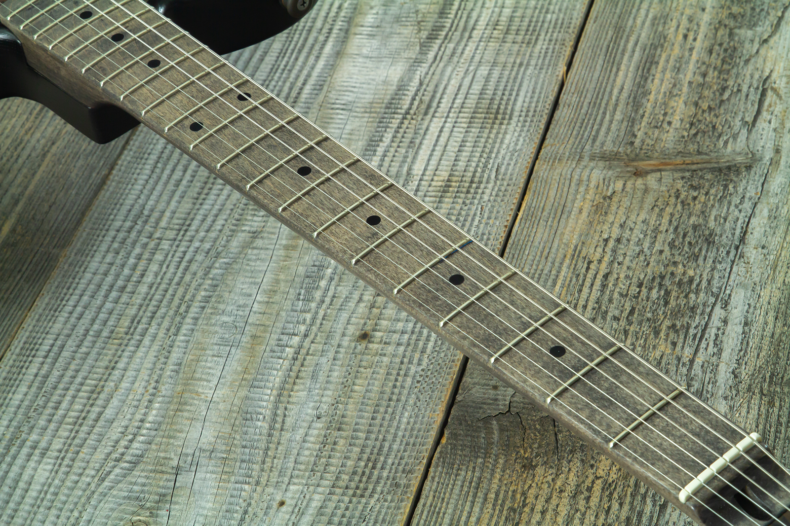 James Trussart Steeltopcaster Sh Ht Mn #26036 - Rust & Black Paisley Engraved - Guitare Électrique Forme Tel - Variation 7