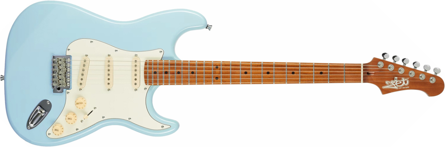 Jet Guitars Js300 Bl 3s Trem Mn - Sonic Blue - Guitare Électrique Forme Str - Main picture