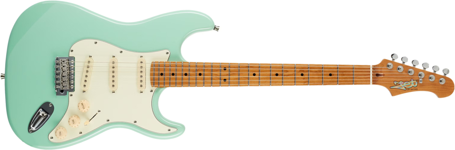 Jet Guitars Js300 Sfg 3s Trem Mn - Sea Foam Green - Guitare Électrique Forme Str - Main picture