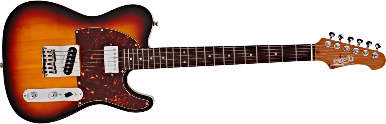 Jet Guitars Jt350 Sb R Hs Ht Rw - Sunburst - Guitare Électrique Forme Tel - Main picture