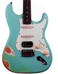 Guitare électrique forme str Jet guitars JS-400 SFG RLC - Sea Foam Green Relic