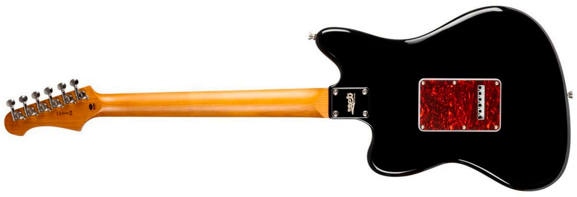 Jet Guitars Jj300 P90 Bk 2s Ht Mn - Black - Guitare Électrique RÉtro Rock - Variation 1