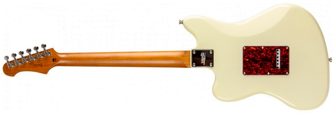 Jet Guitars Jj300 P90 Ow 2s Ht Mn - Olympic White - Guitare Électrique RÉtro Rock - Variation 1