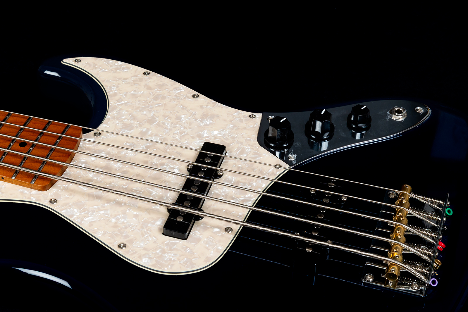 Jet Guitars Jjb305 Dbl 5c Mn - Deep Blue - Basse Électrique Solid Body - Variation 4