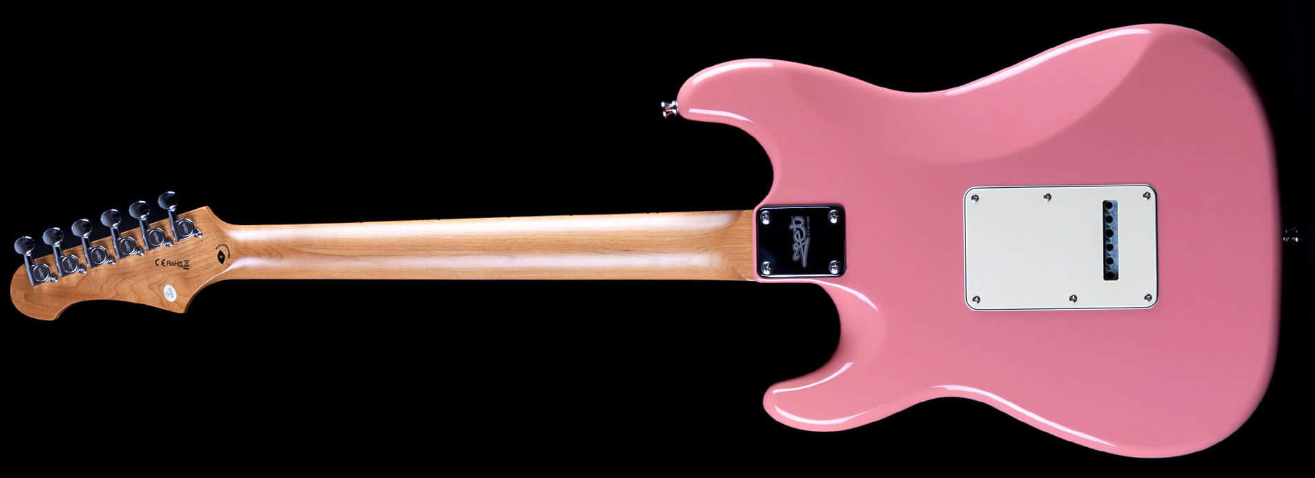 Jet Guitars Js300 Bgd 3s Trem Mn - Burgundy Pink - Guitare Électrique Forme Str - Variation 2