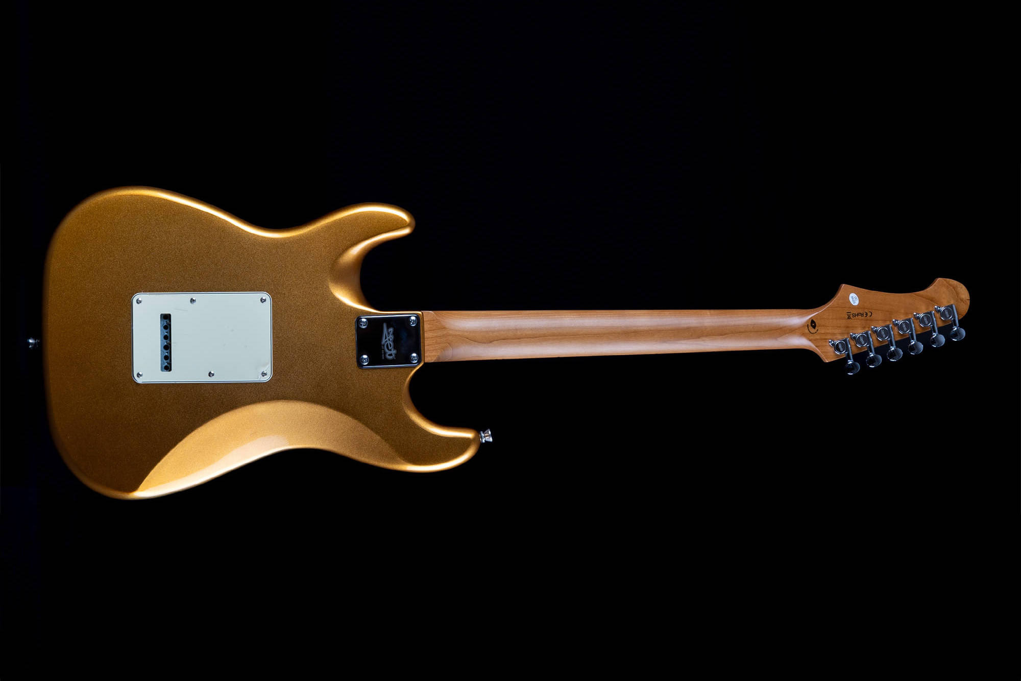 Jet Guitars Js300 Gd 3s Trem Mn - Gold - Guitare Électrique Forme Str - Variation 1