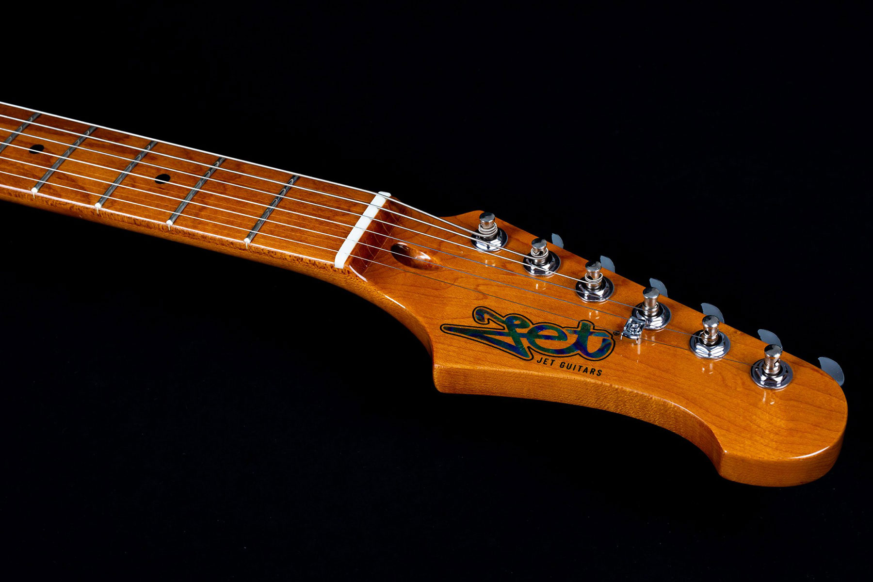 Jet Guitars Js300 Lh Sb Gaucher 3s Trem Mn - Sunburst - Guitare Électrique Forme Str - Variation 4