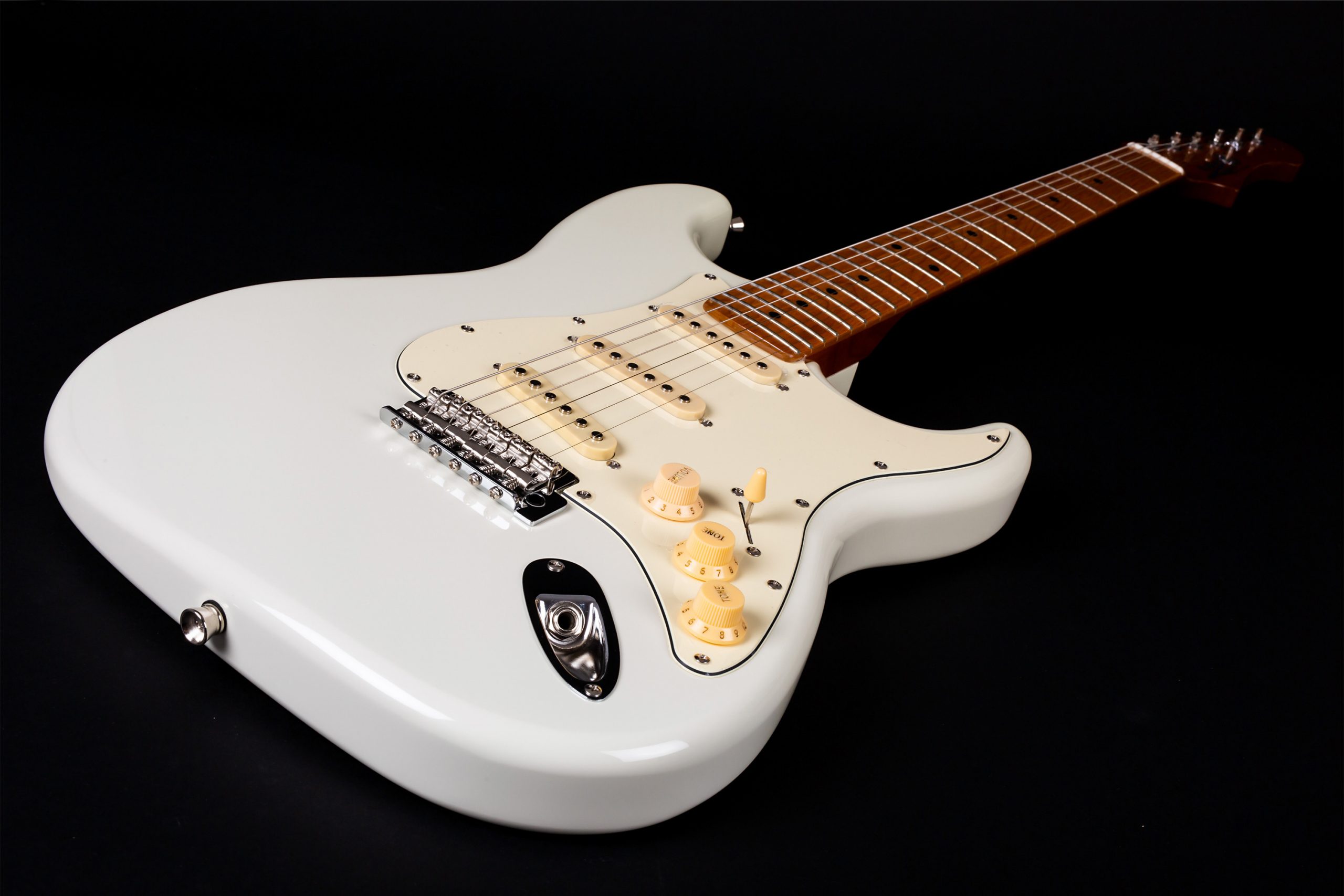Jet Guitars Js300 Ow 3s Trem Mn - Olympic White - Guitare Électrique Forme Str - Variation 2