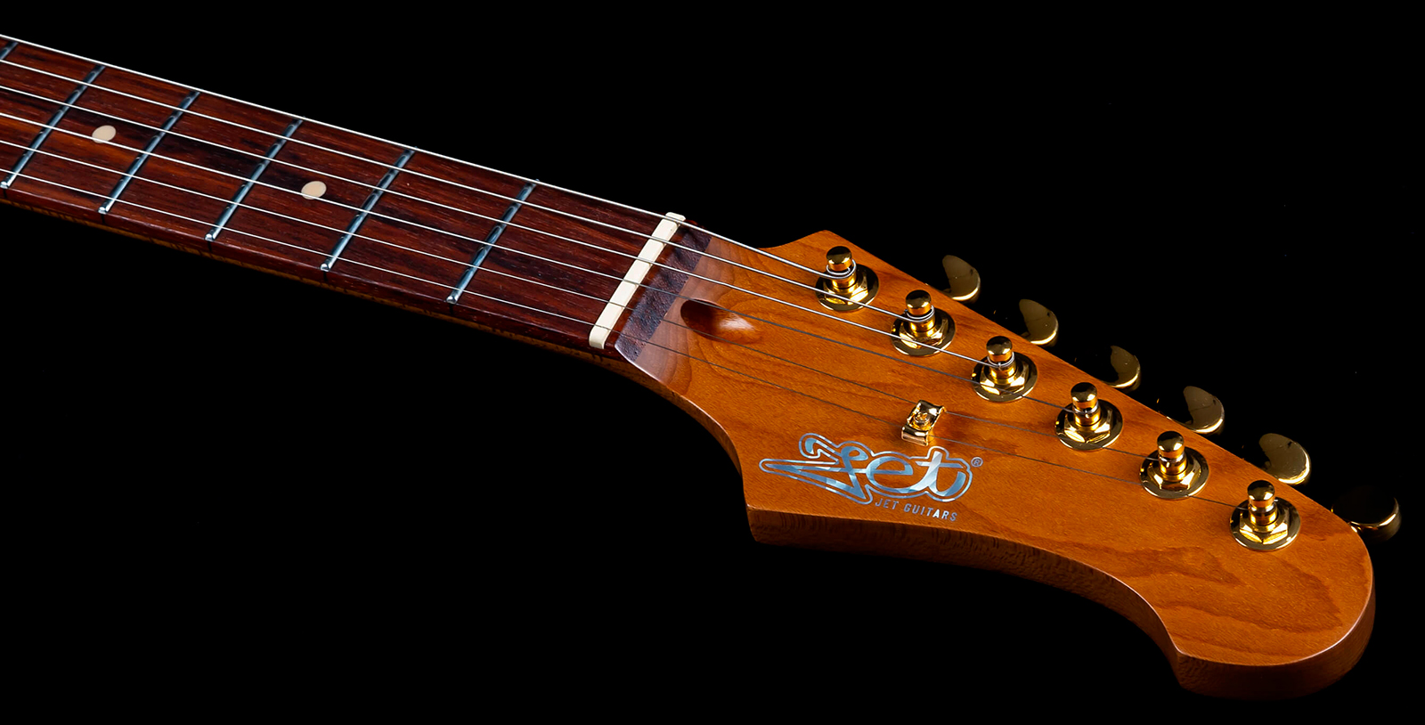 Jet Guitars Js380 Bk G 3s Trem Rw - Black - Guitare Électrique Forme Str - Variation 4