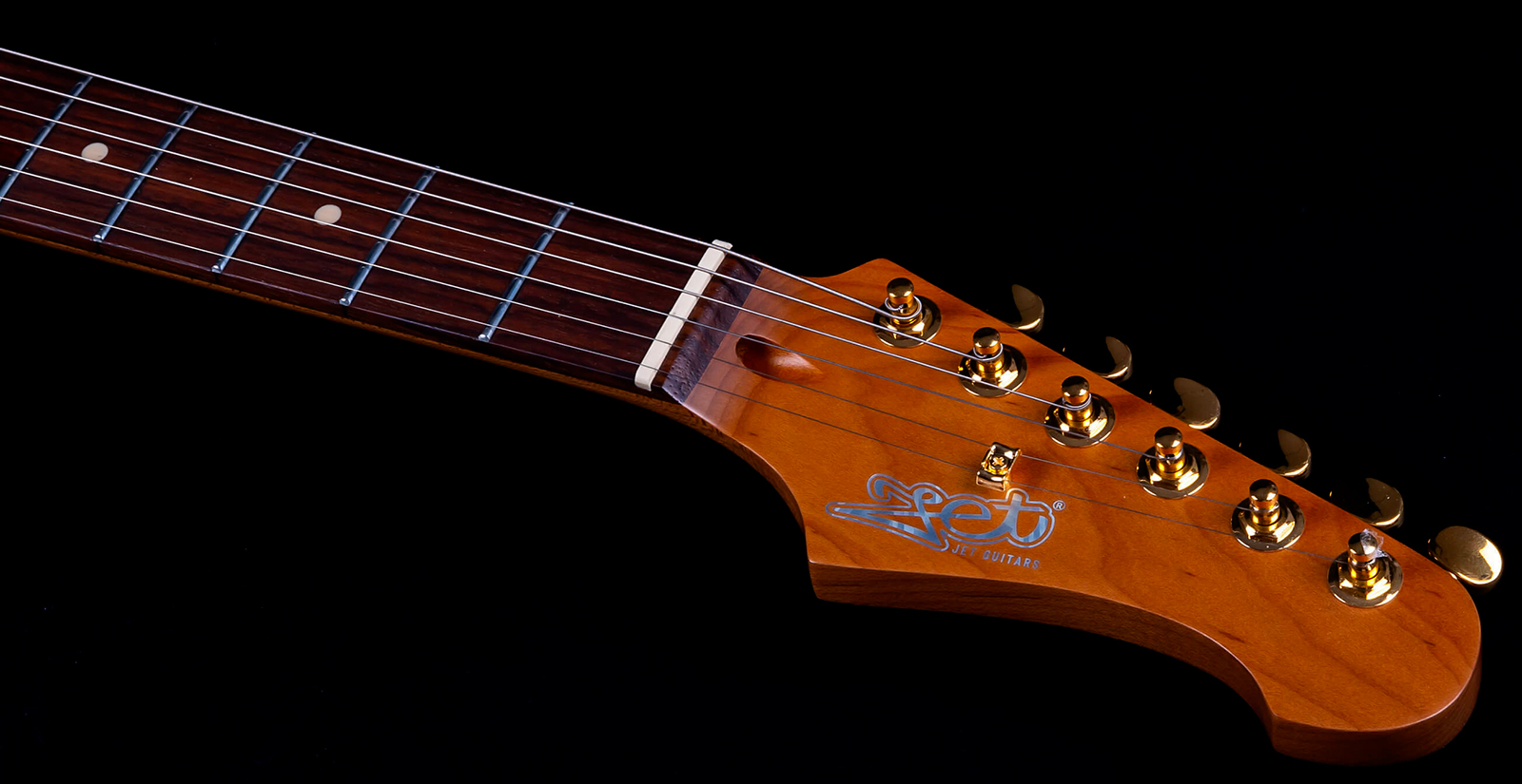 Jet Guitars Js380 Rd G 3s Trem Rw - Red - Guitare Électrique Forme Str - Variation 5