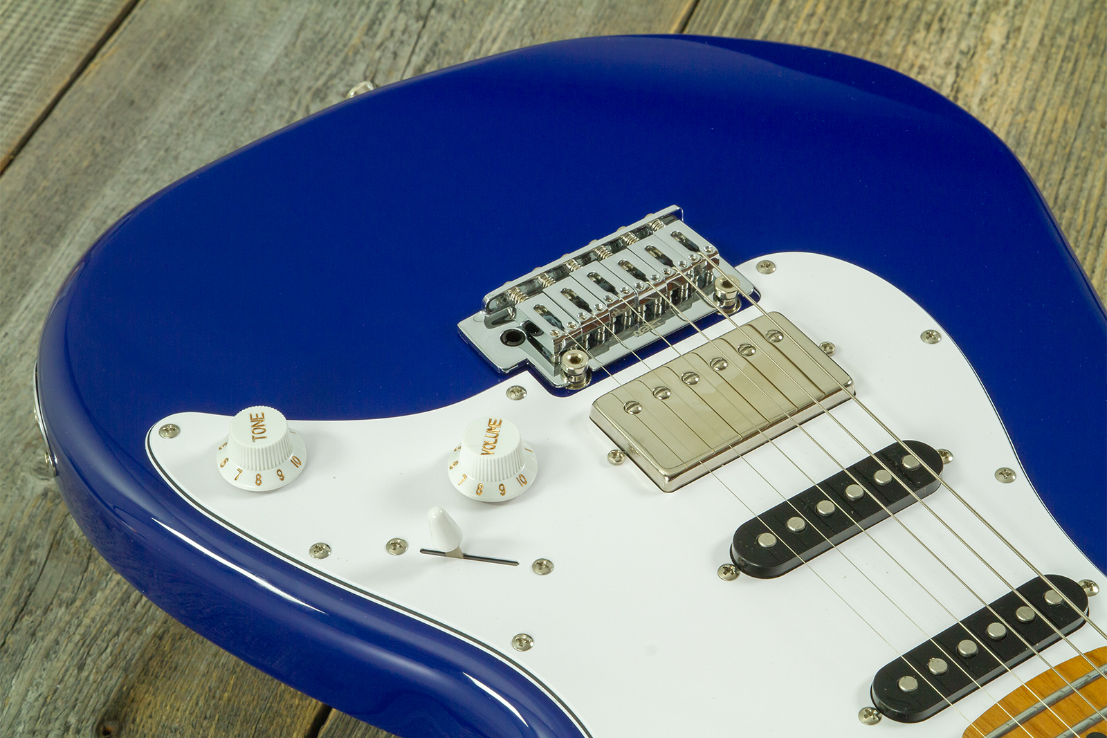 Jet Guitars Js480 Db Ltd Hss Trem Mn - Daytona Blue - Guitare Électrique Forme Str - Variation 3