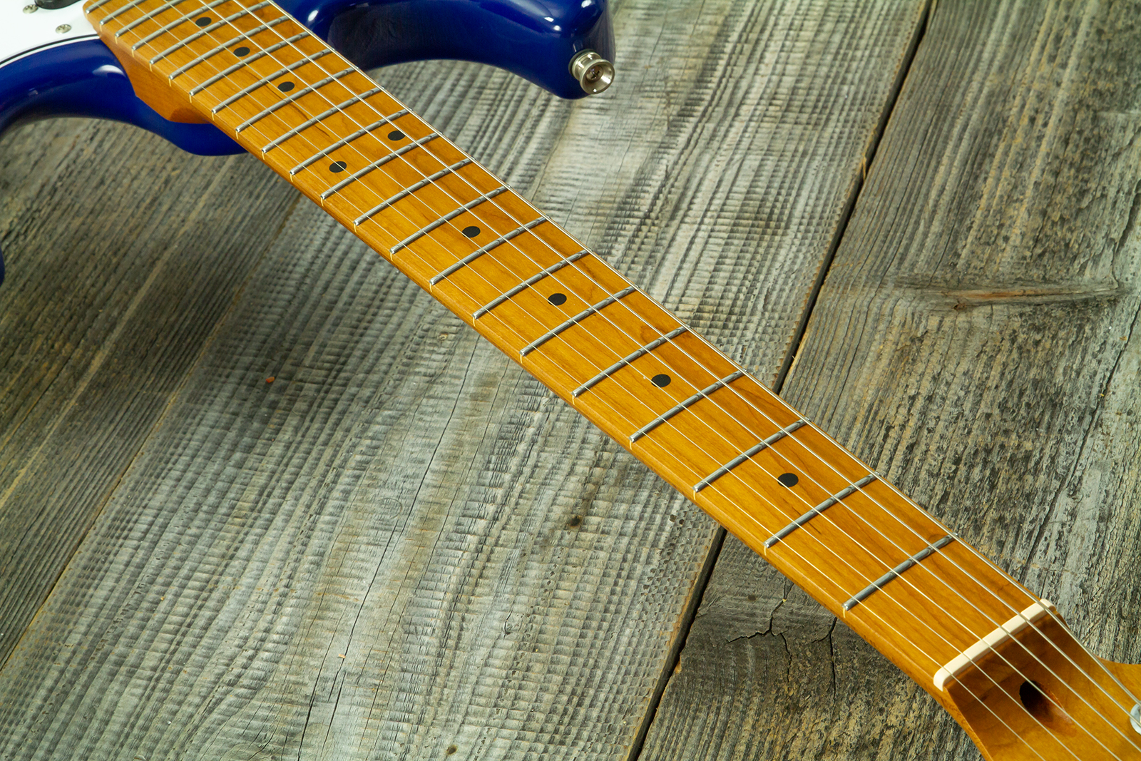 Jet Guitars Js480 Db Ltd Hss Trem Mn - Daytona Blue - Guitare Électrique Forme Str - Variation 5